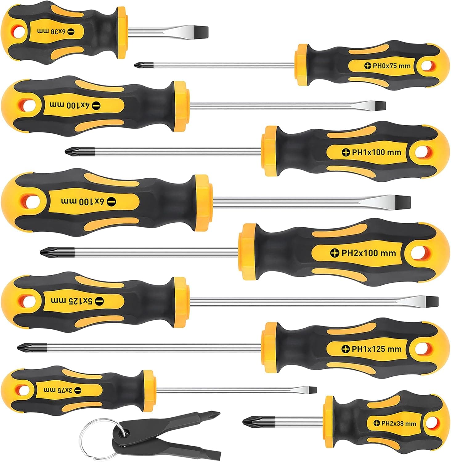 Amartisan 10-Piece Magnetic Screwdriver Set
