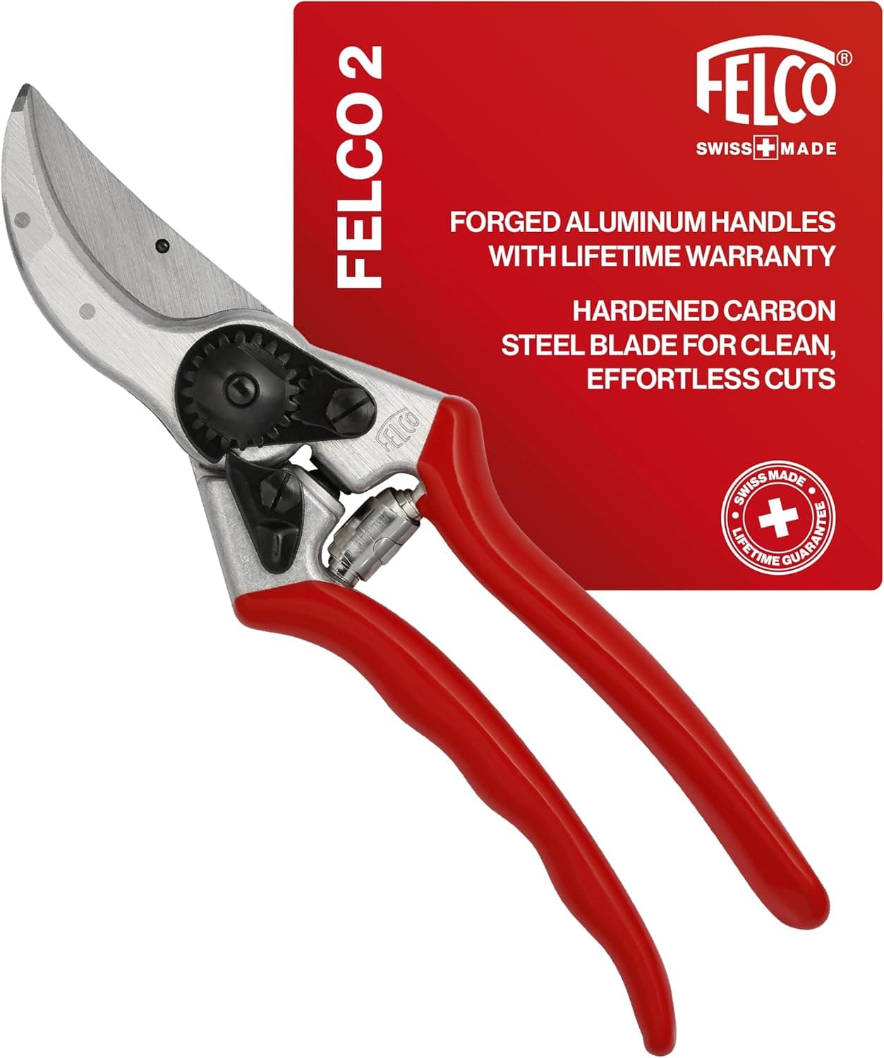 Felco F2 Pruning Shears, 9.25 inch, Swiss-Made