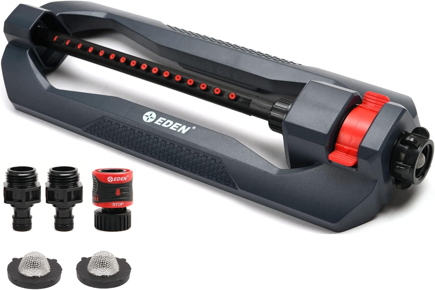 Eden 96213 Weighted Oscillating Sprinkler, up to 3,600 sq ft